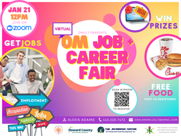 Flier for the OM Job & Career Fair