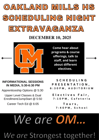 Image of scheduling night flier.