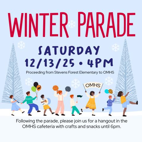 Image of holiday parade flier.